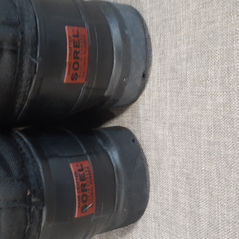 Sorel Kaufman woman's black snow boots size 7 - Picture 5 of 16